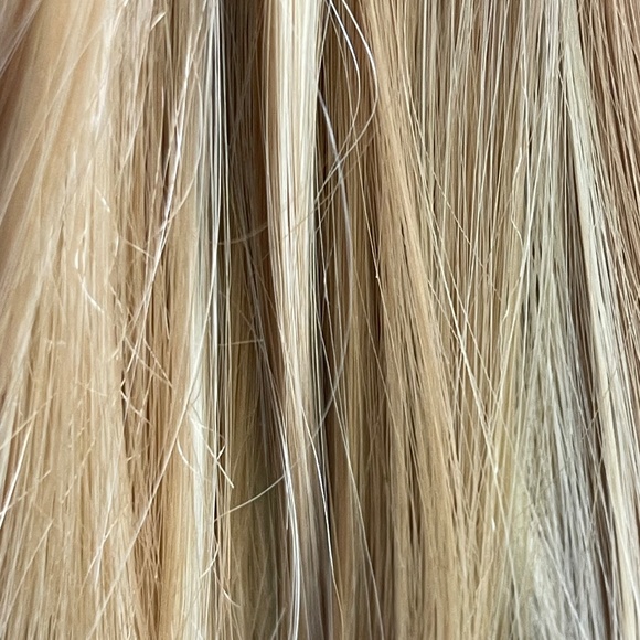 Two Tone Blonde Hair  Pieces/Extensions- 9 Pieces Total- NWOT